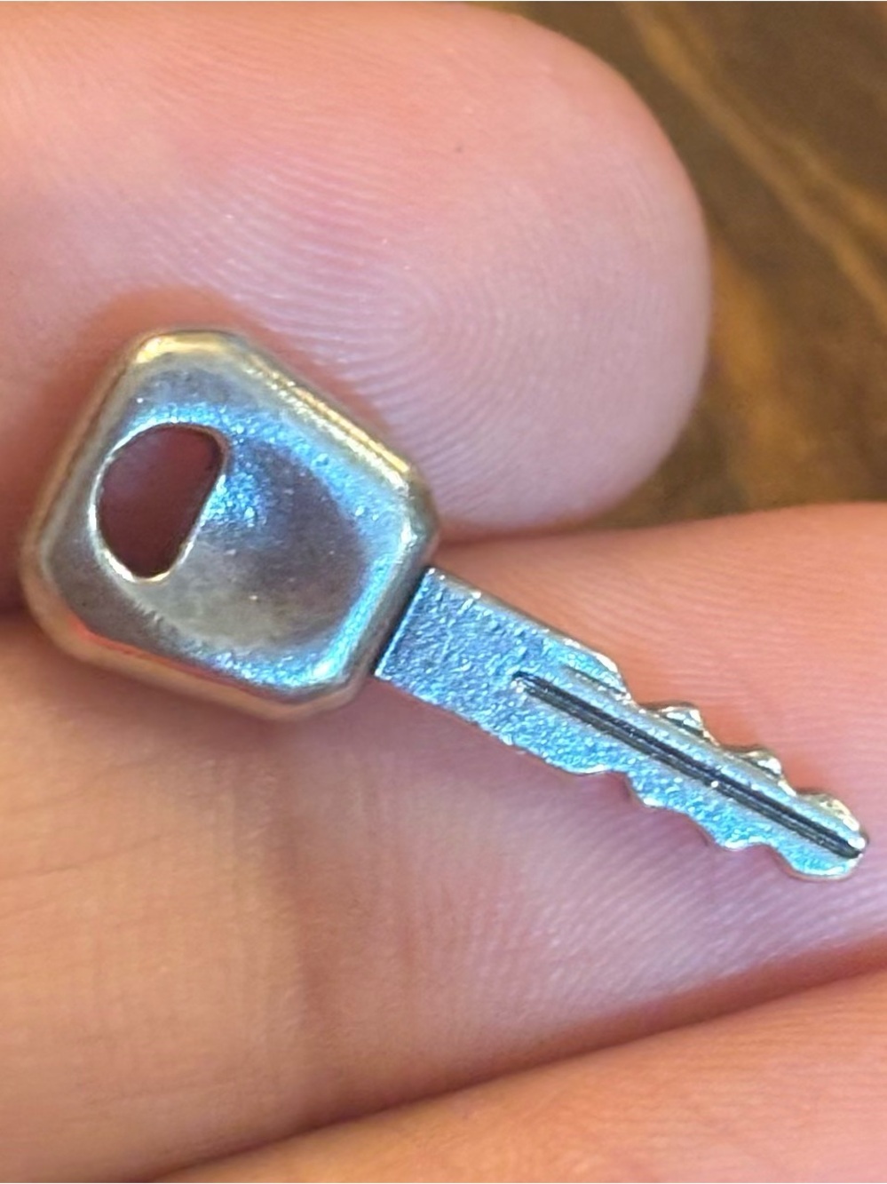 Retired James Avery Silver Key Charm Bracelet Accent